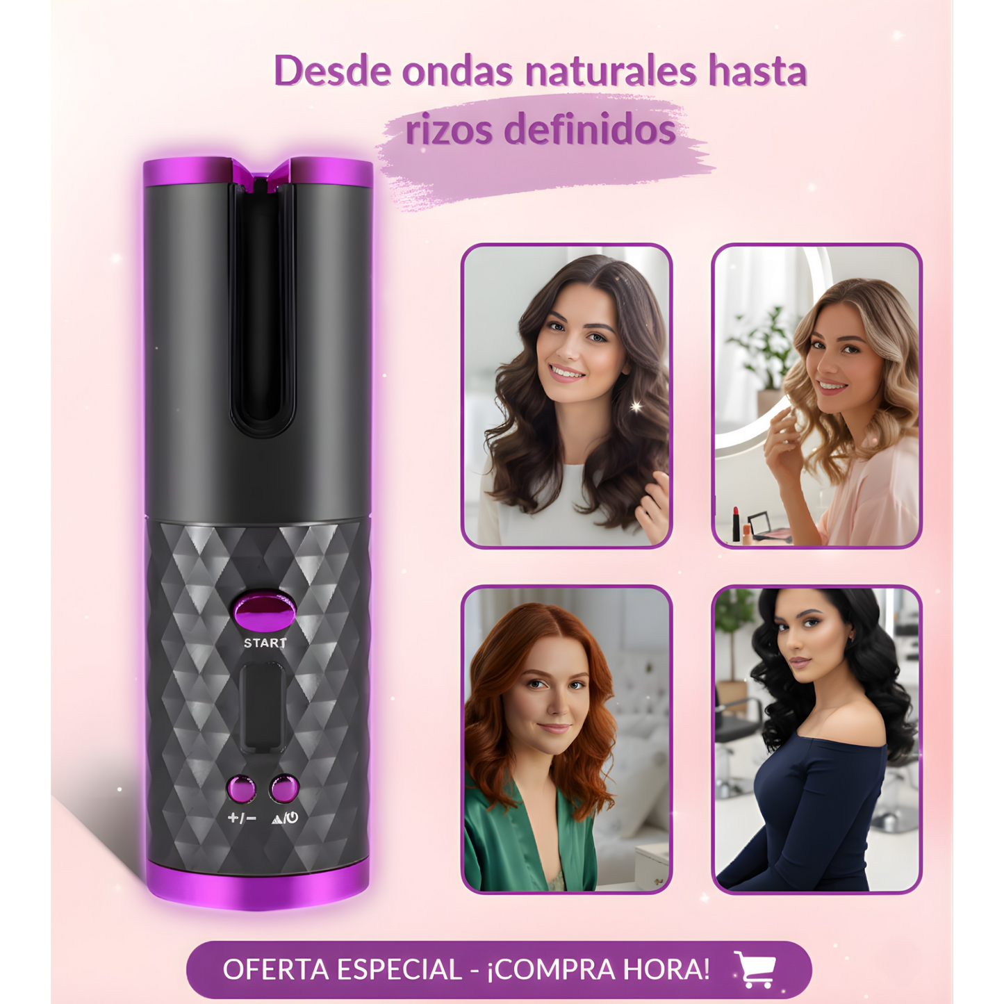 Rizador automático portatil